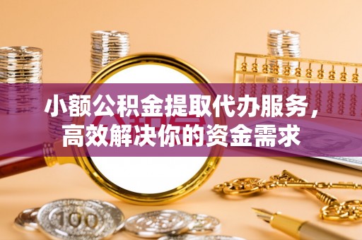 香港小额公积金提取代办服务，高效解决你的资金需求