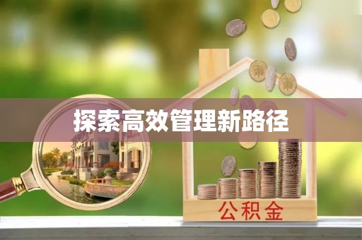 香港探索高效管理新路径