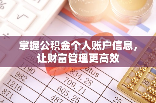 香港掌握公积金个人账户信息，让财富管理更高效