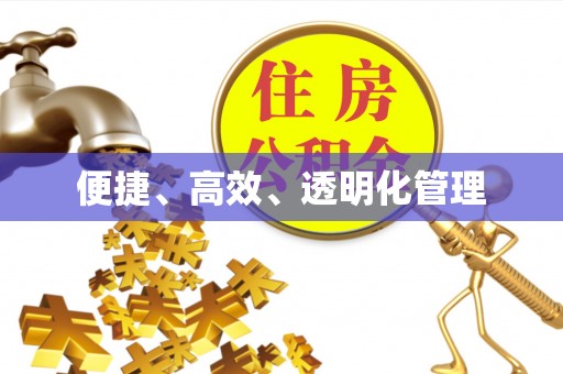 香港便捷、高效、透明化管理